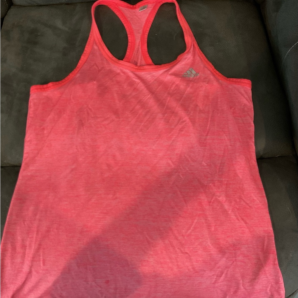 Adidas Women's Vibrant Pink Racerback Tank